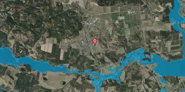 Oversvømmelsesrisiko fra vandløb på Gerstedvej 18, 8680 Ry