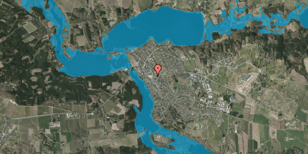 Oversvømmelsesrisiko fra vandløb på Gudrunsvej 12, 8680 Ry