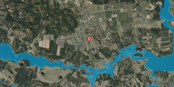 Oversvømmelsesrisiko fra vandløb på Hedevej 12, 8680 Ry