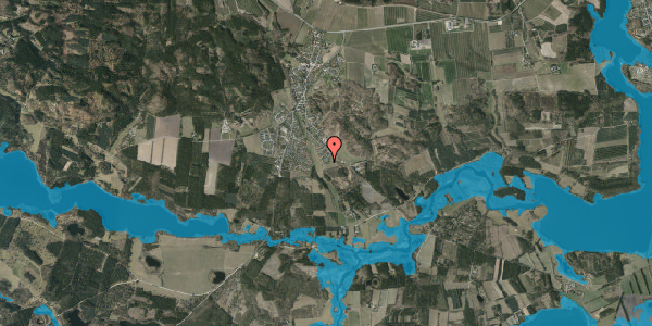 Oversvømmelsesrisiko fra vandløb på Hedevej 13, 8680 Ry