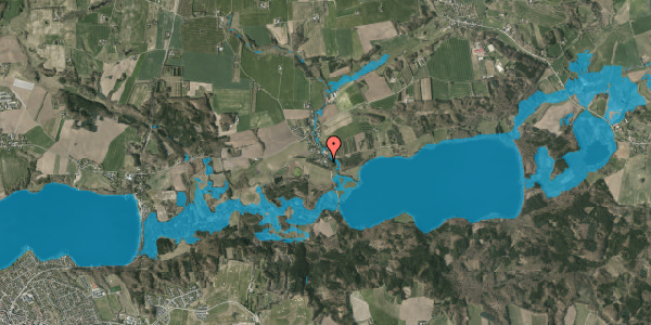 Oversvømmelsesrisiko fra vandløb på Ilsøvej 9, 8680 Ry