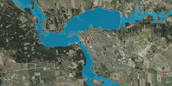 Oversvømmelsesrisiko fra vandløb på Klostervej 1, 1. , 8680 Ry