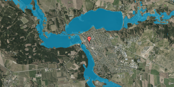 Oversvømmelsesrisiko fra vandløb på Klostervej 2, 8680 Ry