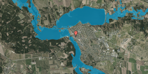 Oversvømmelsesrisiko fra vandløb på Klostervej 6H, 8680 Ry