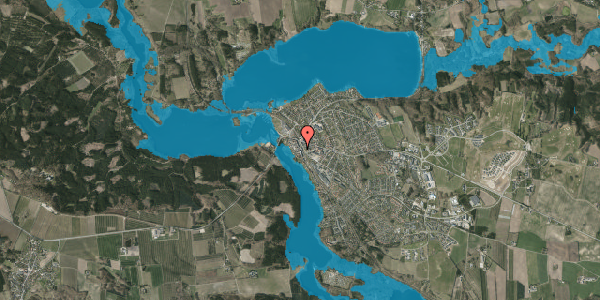 Oversvømmelsesrisiko fra vandløb på Klostervej 24, 1. tv, 8680 Ry