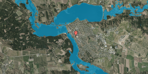 Oversvømmelsesrisiko fra vandløb på Klostervej 40, 8680 Ry