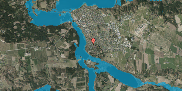 Oversvømmelsesrisiko fra vandløb på Klostervej 61, 8680 Ry