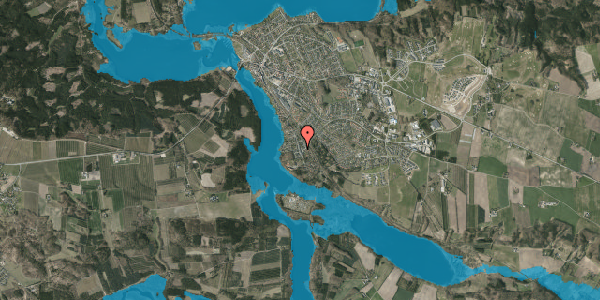 Oversvømmelsesrisiko fra vandløb på Klostervej 73, 8680 Ry