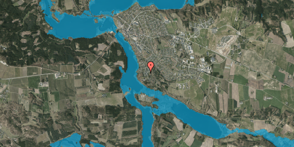 Oversvømmelsesrisiko fra vandløb på Klostervej 87, 8680 Ry