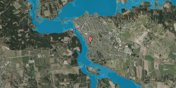 Oversvømmelsesrisiko fra vandløb på Klostervej 90G, 8680 Ry