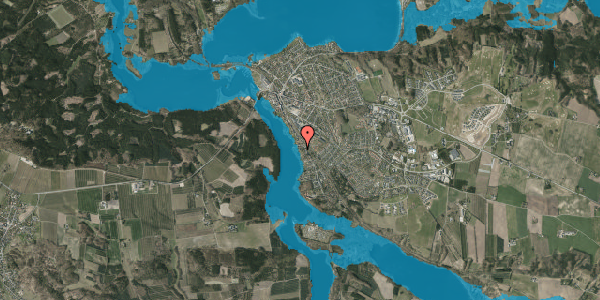 Oversvømmelsesrisiko fra vandløb på Klostervej 92A, 8680 Ry