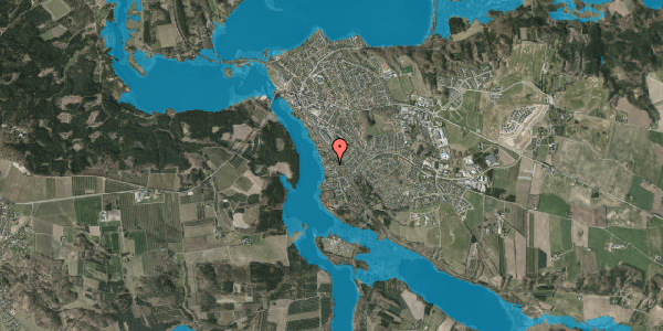Oversvømmelsesrisiko fra vandløb på Klostervej 102A, 8680 Ry