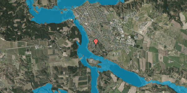 Oversvømmelsesrisiko fra vandløb på Klostervej 130, 1. , 8680 Ry