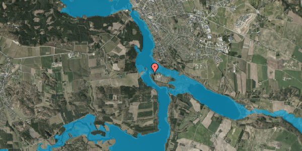 Oversvømmelsesrisiko fra vandløb på Klostervej 152, 8680 Ry