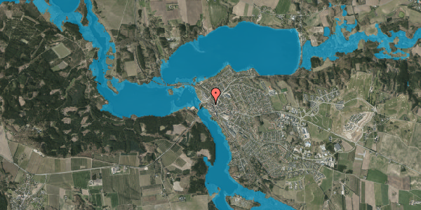 Oversvømmelsesrisiko fra vandløb på Kyhnsvej 5, 1. th, 8680 Ry