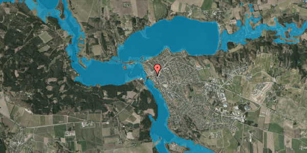 Oversvømmelsesrisiko fra vandløb på Kyhnsvej 9, st. , 8680 Ry