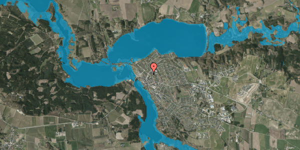 Oversvømmelsesrisiko fra vandløb på Liebingsplads 6, 8680 Ry