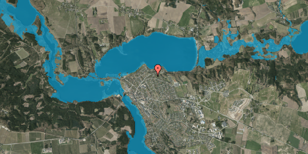Oversvømmelsesrisiko fra vandløb på Lokesvej 4, 8680 Ry