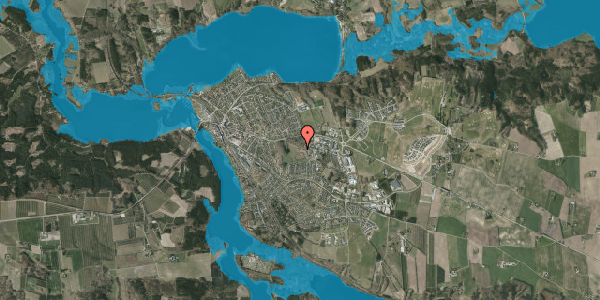 Oversvømmelsesrisiko fra vandløb på Lynghovedvej 22, 8680 Ry