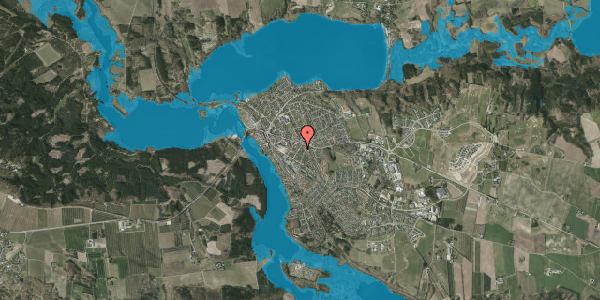 Oversvømmelsesrisiko fra vandløb på Ny Kirkevej 7, 8680 Ry