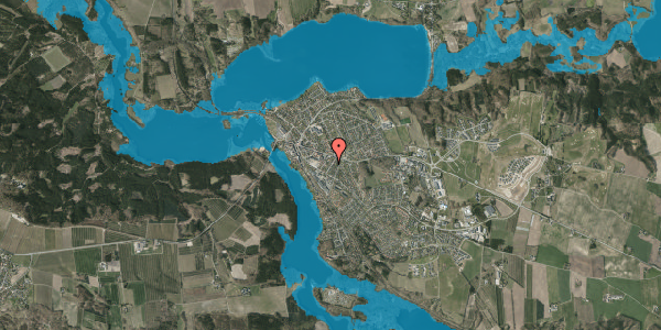 Oversvømmelsesrisiko fra vandløb på Ny Kirkevej 10, 8680 Ry