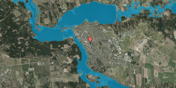 Oversvømmelsesrisiko fra vandløb på Ny Kirkevej 28, 1. tv, 8680 Ry