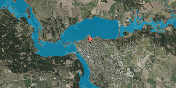 Oversvømmelsesrisiko fra vandløb på Randersvej 29, 8680 Ry