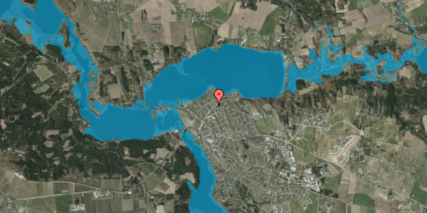 Oversvømmelsesrisiko fra vandløb på Randersvej 39, st. , 8680 Ry