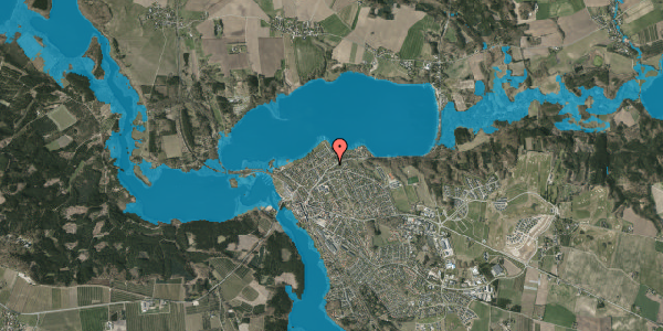 Oversvømmelsesrisiko fra vandløb på Randersvej 45, 8680 Ry