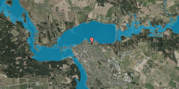 Oversvømmelsesrisiko fra vandløb på Randersvej 55C, 8680 Ry