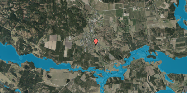 Oversvømmelsesrisiko fra vandløb på Rimmersvej 66, 8680 Ry
