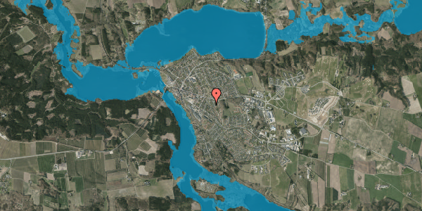 Oversvømmelsesrisiko fra vandløb på Siimvej 11, 8680 Ry