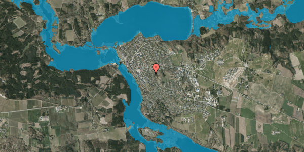 Oversvømmelsesrisiko fra vandløb på Siimvej 16, 8680 Ry