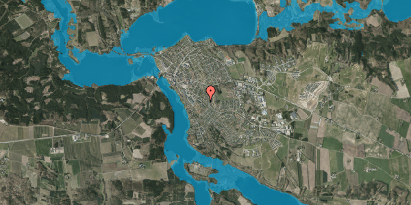 Oversvømmelsesrisiko fra vandløb på Siimvej 54, 8680 Ry