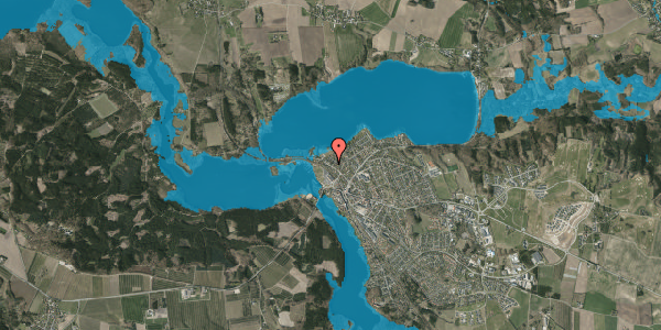 Oversvømmelsesrisiko fra vandløb på Silkeborgvej 22, 8680 Ry