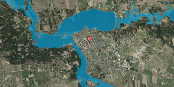 Oversvømmelsesrisiko fra vandløb på Skanderborgvej 37, 8680 Ry