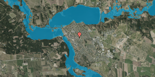 Oversvømmelsesrisiko fra vandløb på Skanderborgvej 62E, 8680 Ry