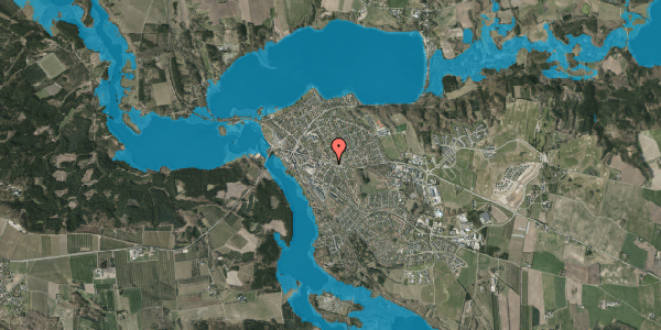 Oversvømmelsesrisiko fra vandløb på Skanderborgvej 64, st. , 8680 Ry