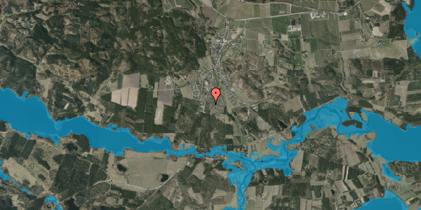 Oversvømmelsesrisiko fra vandløb på Skovstedvej 7, 8680 Ry