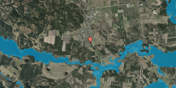 Oversvømmelsesrisiko fra vandløb på Skovstedvej 10, 8680 Ry