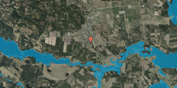 Oversvømmelsesrisiko fra vandløb på Skovstedvej 17, 8680 Ry