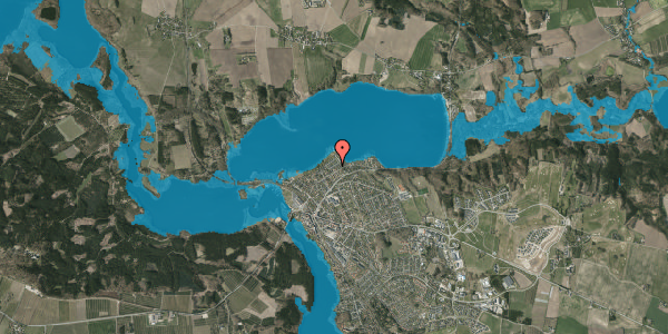 Oversvømmelsesrisiko fra vandløb på Sdr. Ege Strandpark 7, 8680 Ry