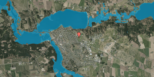Oversvømmelsesrisiko fra vandløb på Thorsvej 16, 8680 Ry