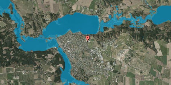Oversvømmelsesrisiko fra vandløb på Thorsvej 30, 8680 Ry