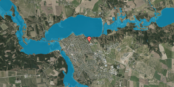 Oversvømmelsesrisiko fra vandløb på Thorsvej 42, kl. , 8680 Ry