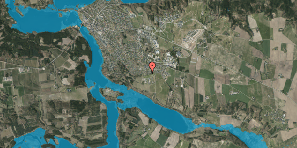 Oversvømmelsesrisiko fra vandløb på Tippethøj 21, 8680 Ry