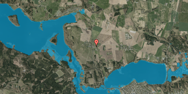Oversvømmelsesrisiko fra vandløb på Tulstrupvej 3A, 8680 Ry
