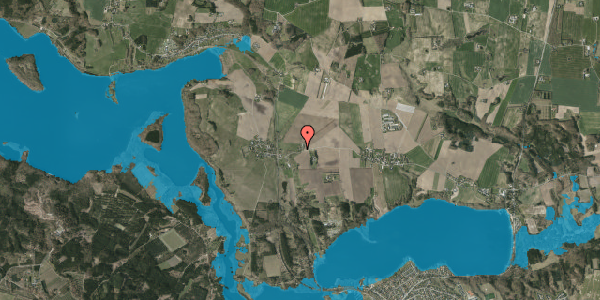 Oversvømmelsesrisiko fra vandløb på Tulstrupvej 9, 8680 Ry