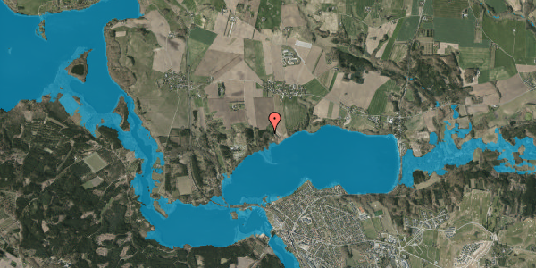 Oversvømmelsesrisiko fra vandløb på Tulstrupvej 28, 8680 Ry