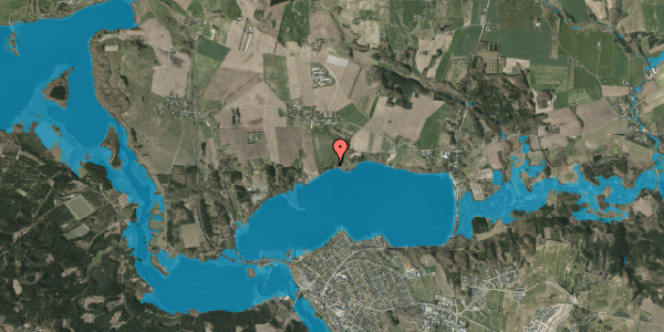 Oversvømmelsesrisiko fra vandløb på Tulstrupvej 44, 8680 Ry
